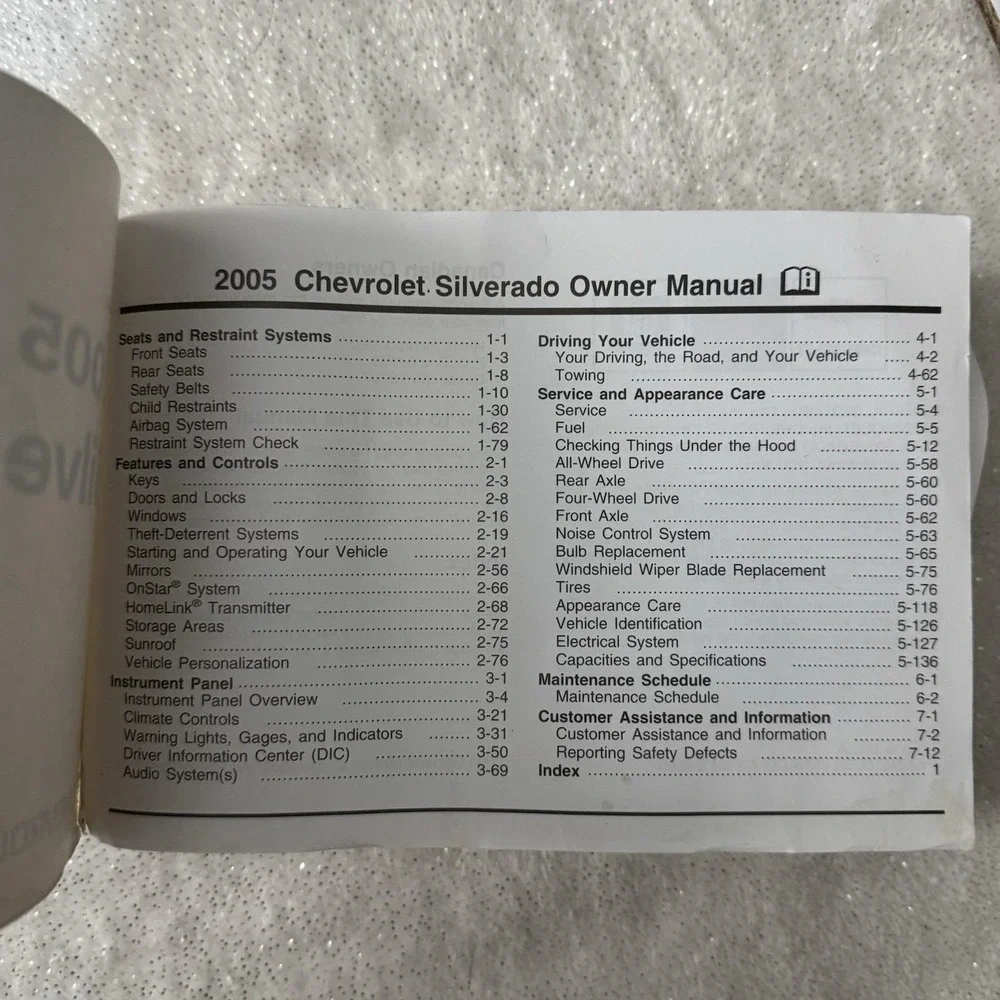 2005 Chevrolet Silverado‎ Spanish Owners Manual